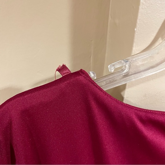 White House Black Market Burgundy Dress - Picture 7 of 7